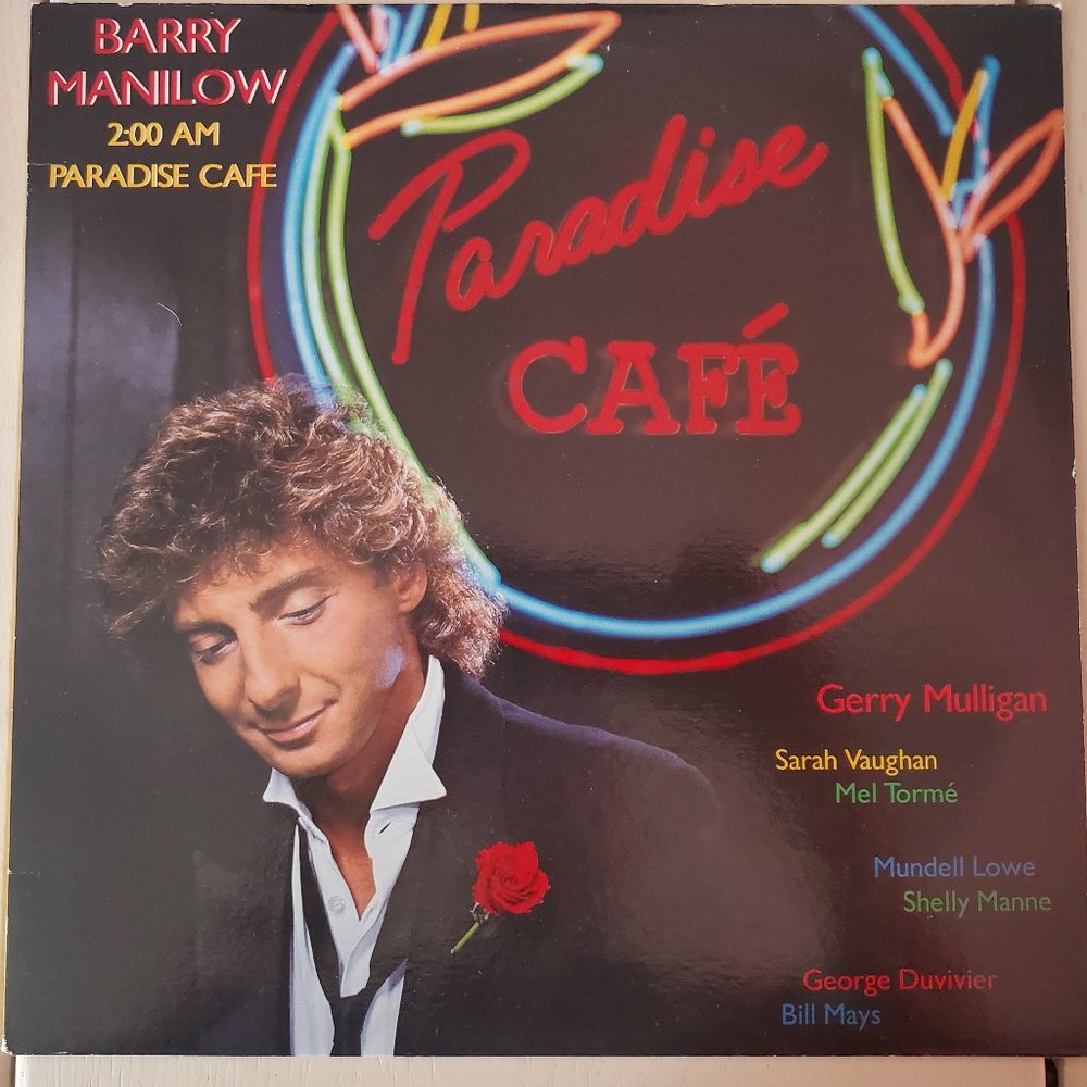 Barry Manilow Paradise Cafe Vinyl Record